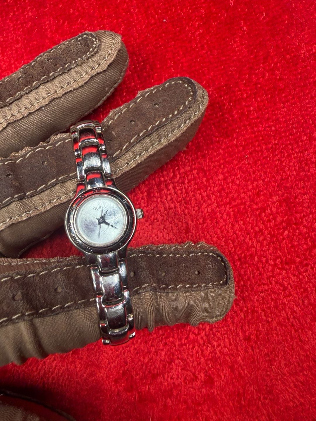 Guess G65850L Silver Tone Link Watch 2