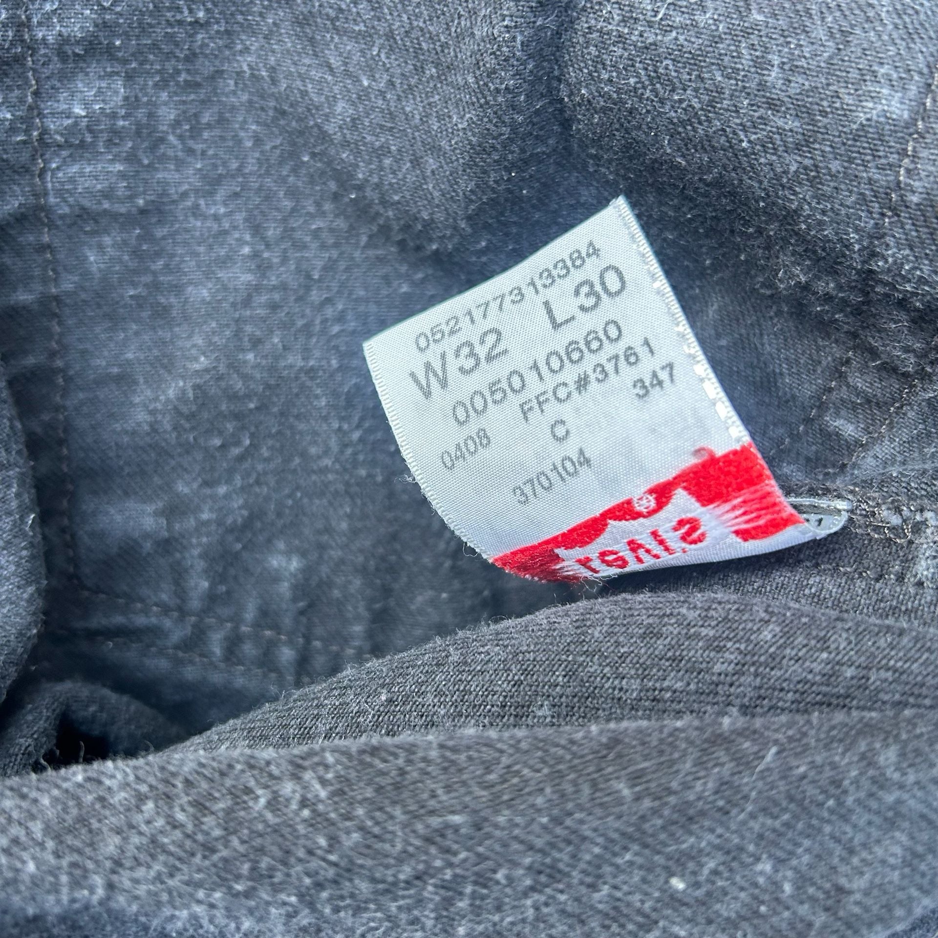 Vintage Levi's 501 Jeans Black Y2K Baggy 6