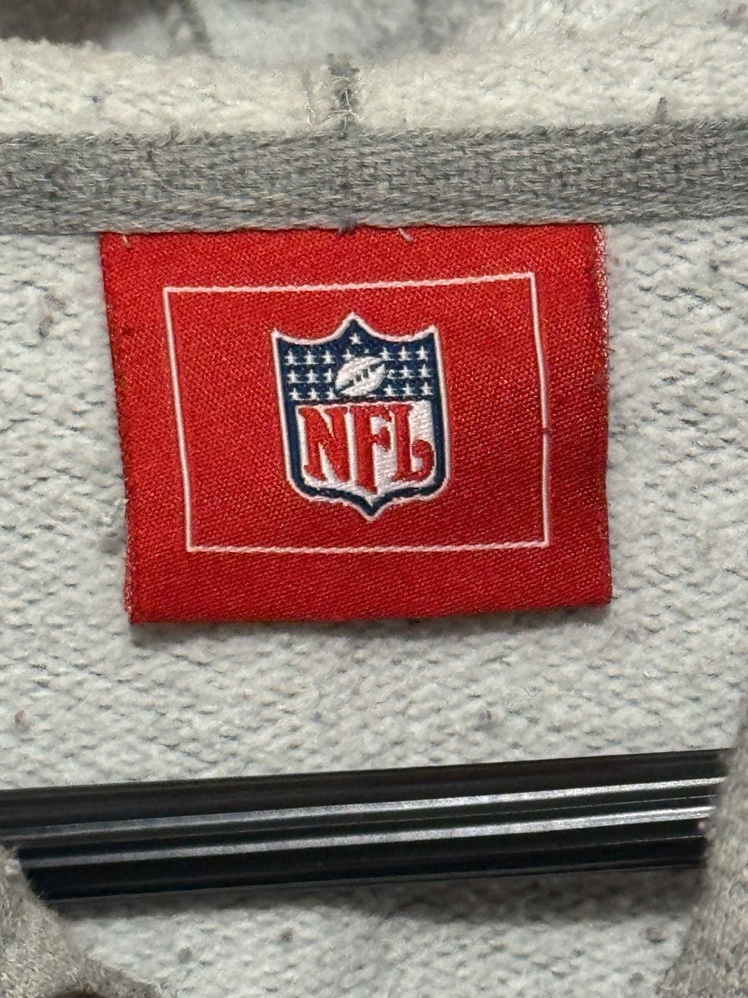 NFL Indianapolis Colts Grey Embroidered Hoodie size XL 5