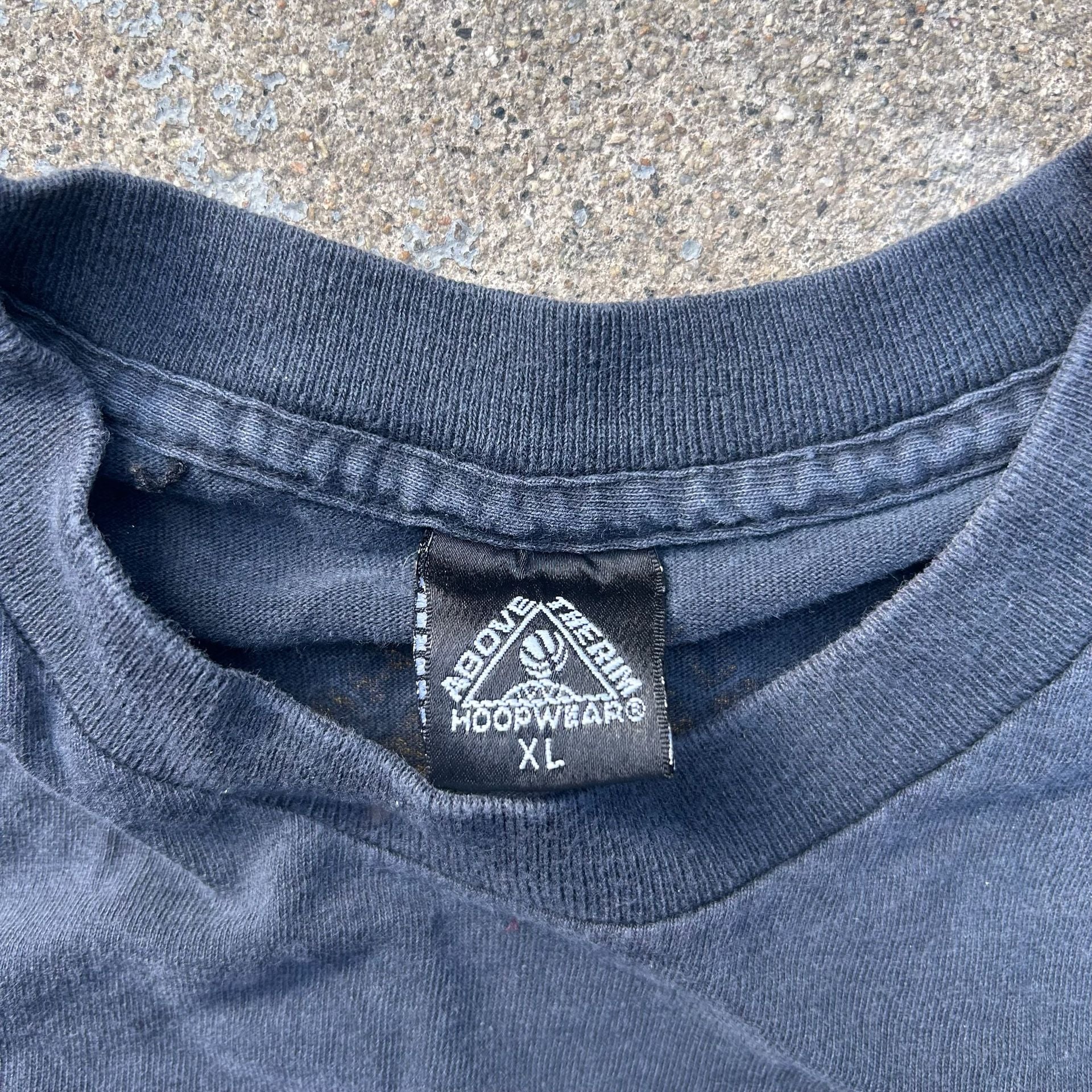 Vintage 90s Above The Rim Hoopwear Wraparound Print Shirt Faded 4