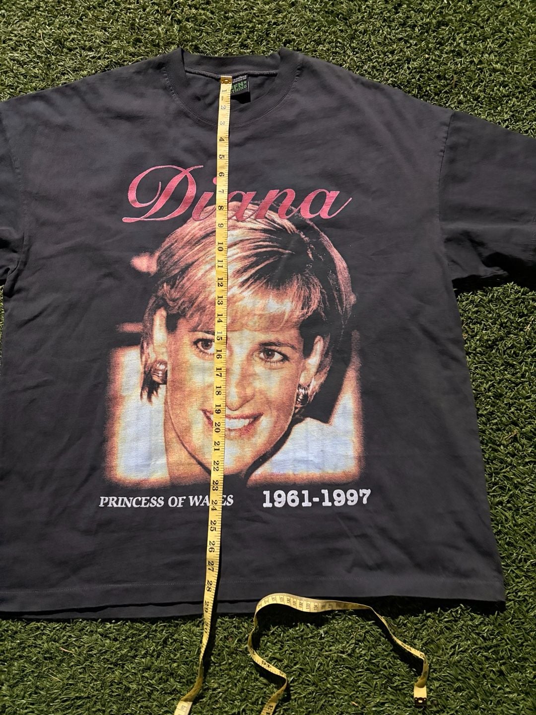 Effin Clothing Princess Diana The Woman We Loved T-Shirt Size L Black Memorial 7