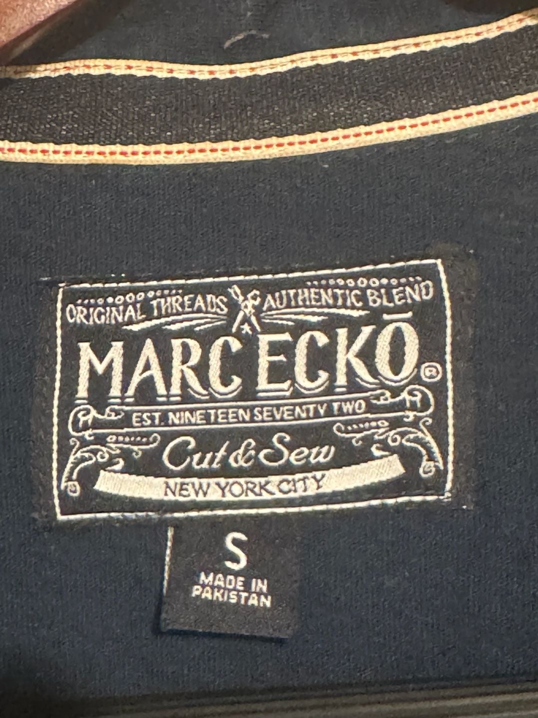 Y2K Marc Ecko Polo Shirt Size S Blue Cotton Blend 6