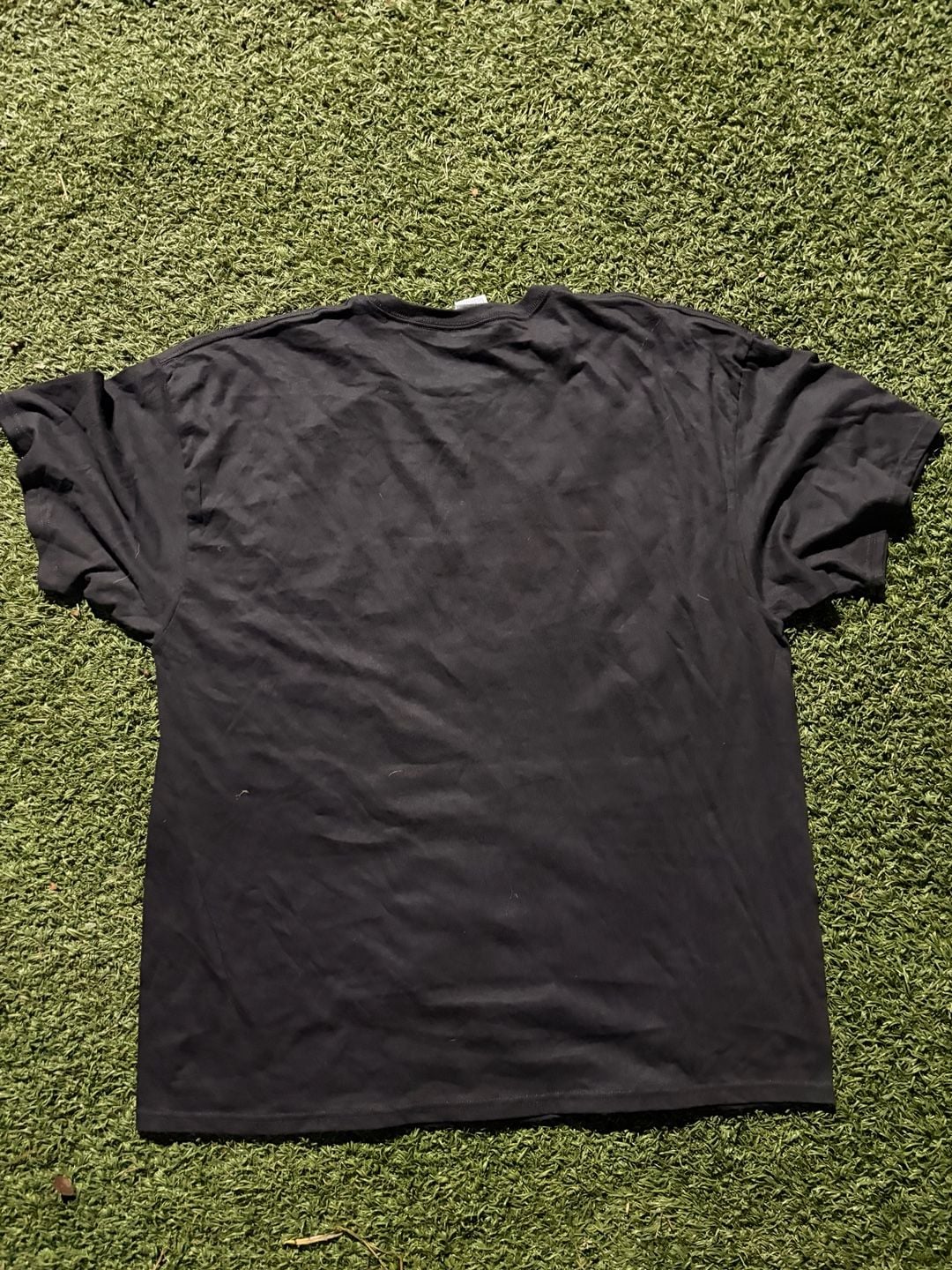 Delta Apparel Skull Flames Graphic T-Shirt Size 2XL Black Cotton Punk Goth Y2K 3