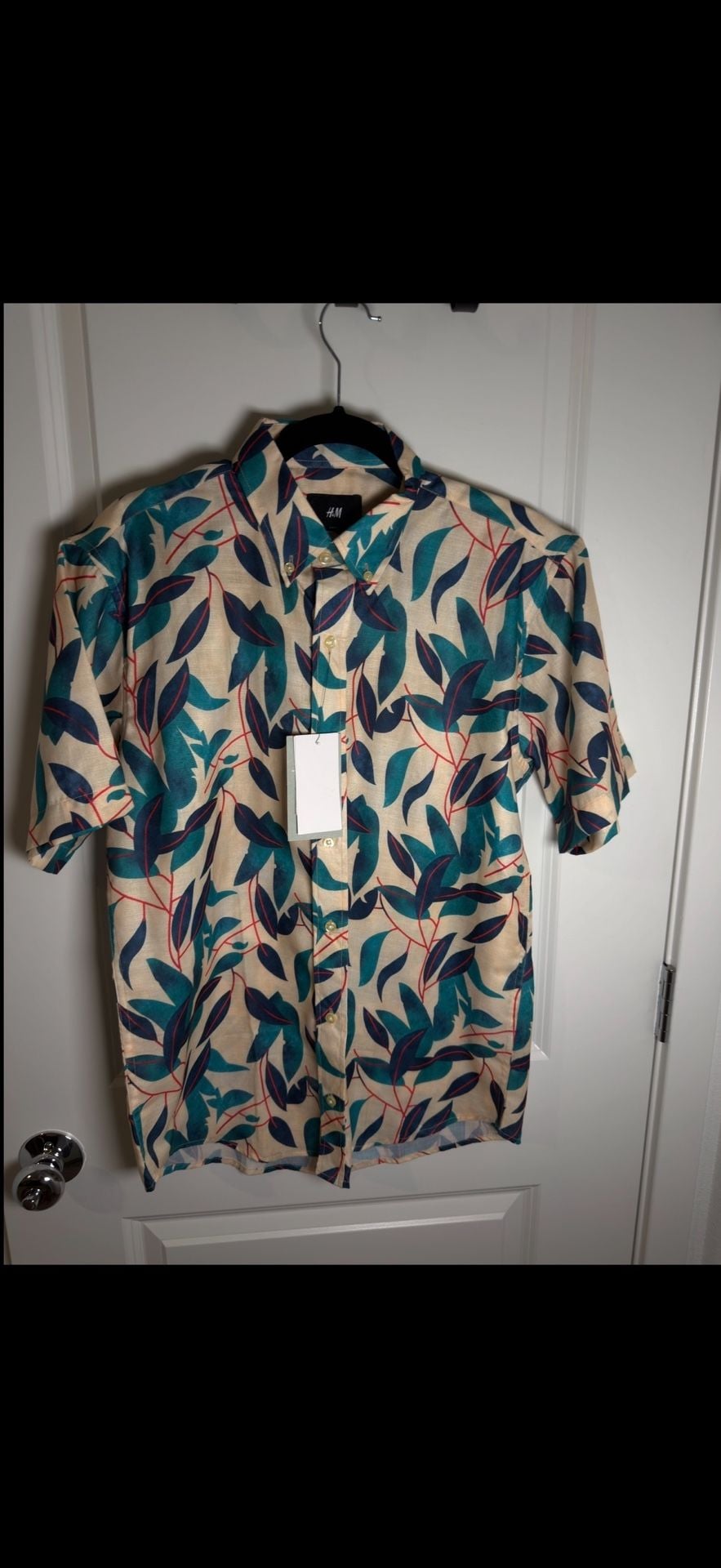 H&M Leaf Print Shirt 2