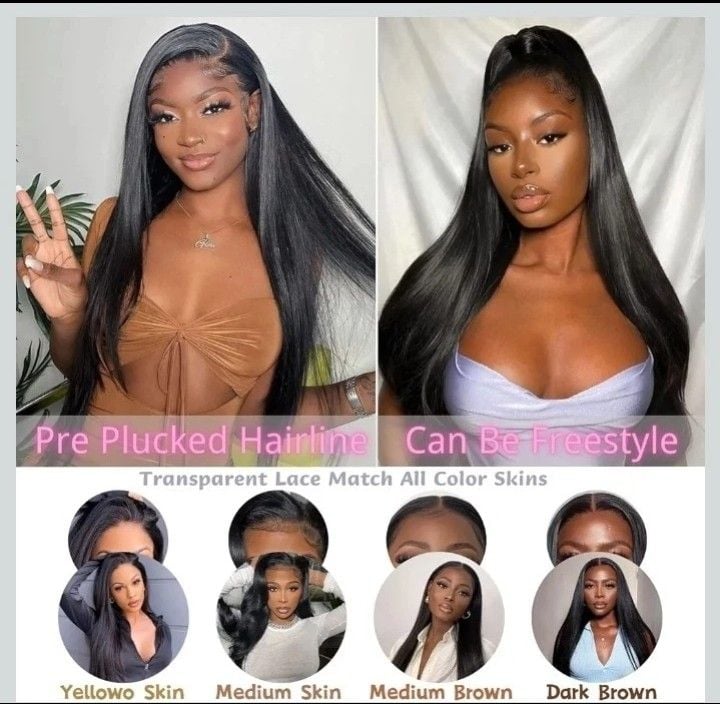Wear Go Straight Wigs 5X5 Transparent Lace Pre Cut Glueless 8