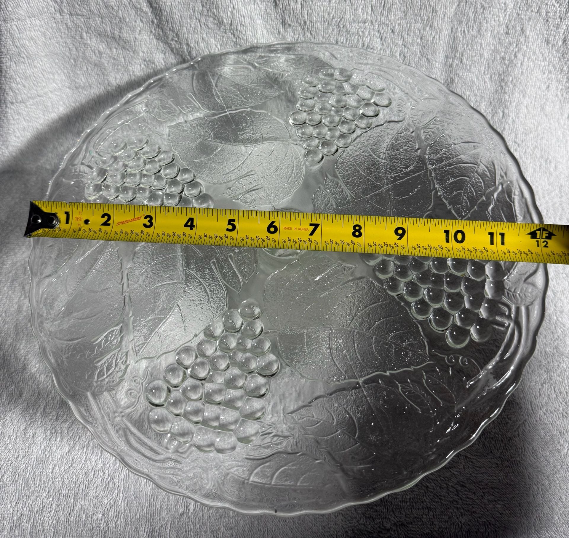 Indiana Glass Harvest Grape Pedestal Cake Stand 12 In 2