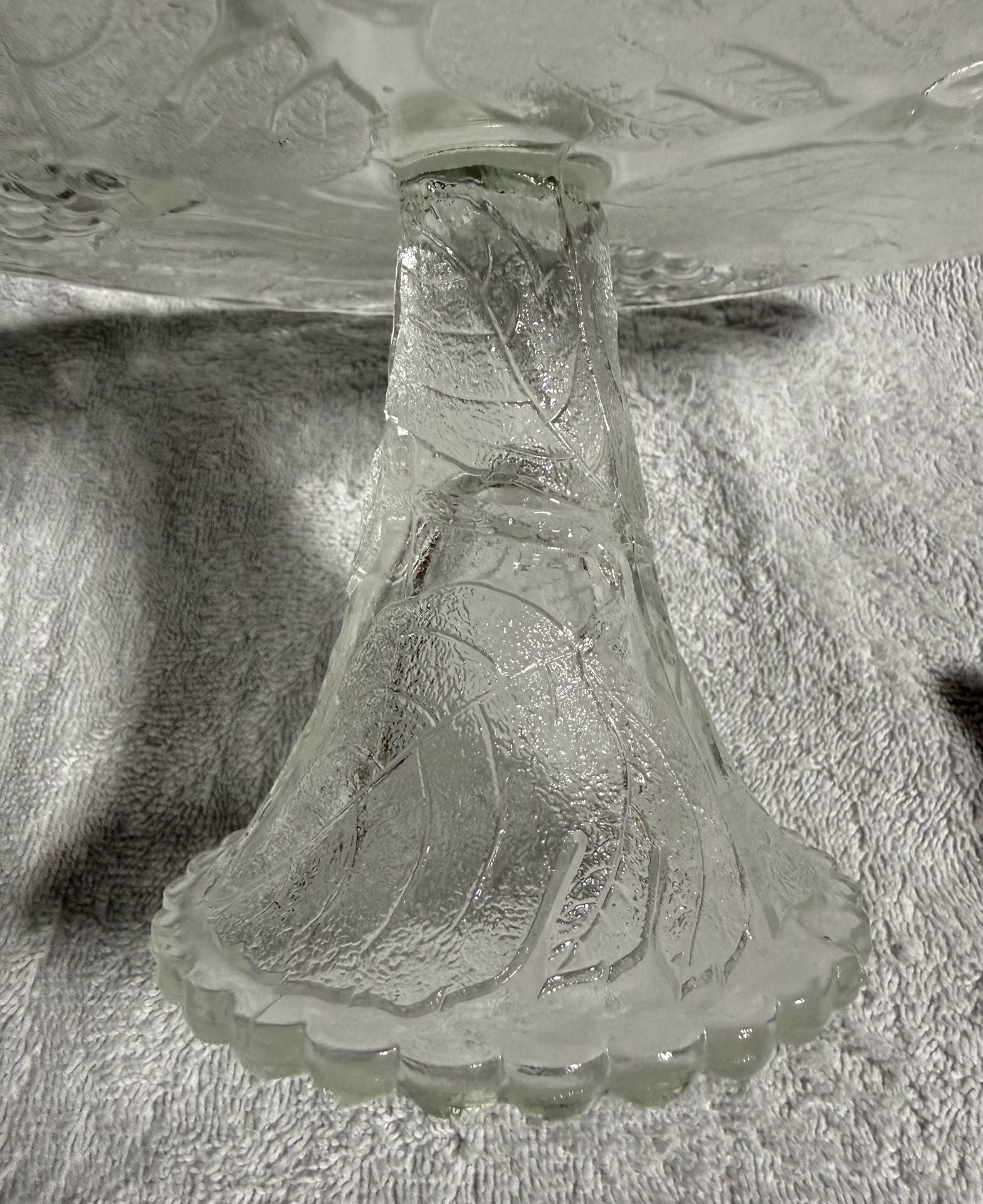 Indiana Glass Harvest Grape Pedestal Cake Stand 12 In 4