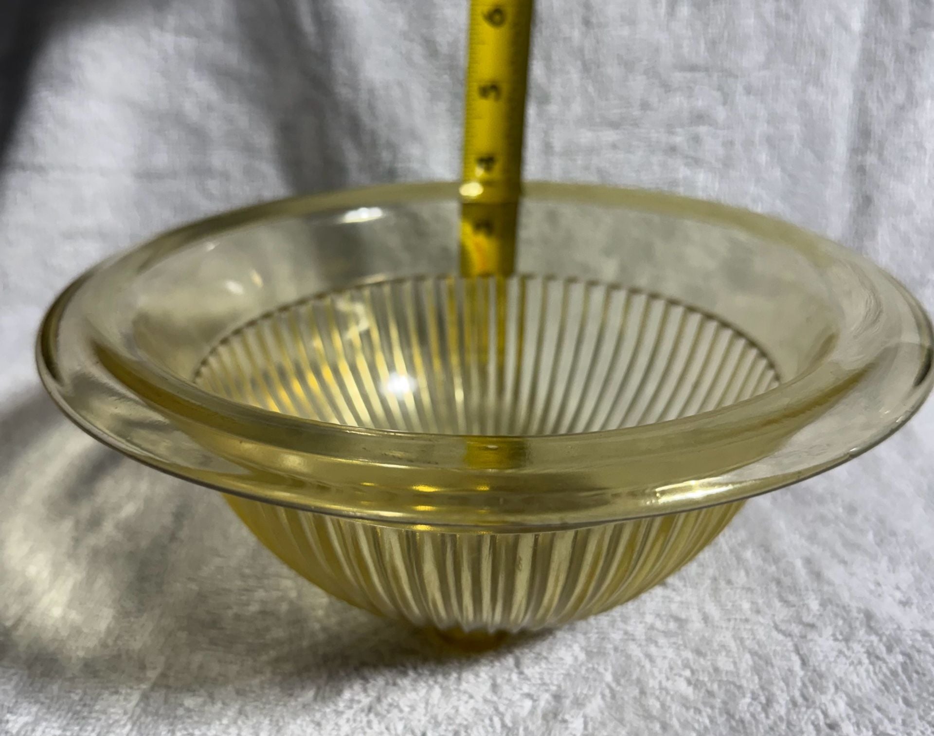 Federal Glass Golden Glow Depression Glass Bowl 3