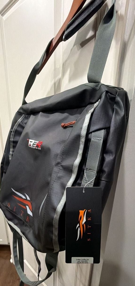 Sitka Drifter Duffel 50L Black Grey Waterproof Backpack 3