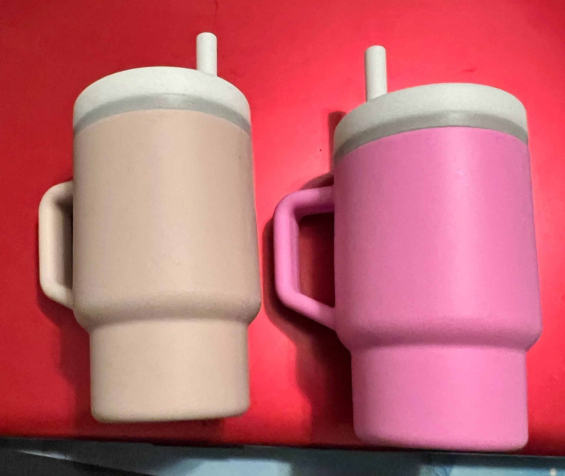 Infantino My 1st Tumbler 10 oz Pink and Beige Sippy Cups Set 2