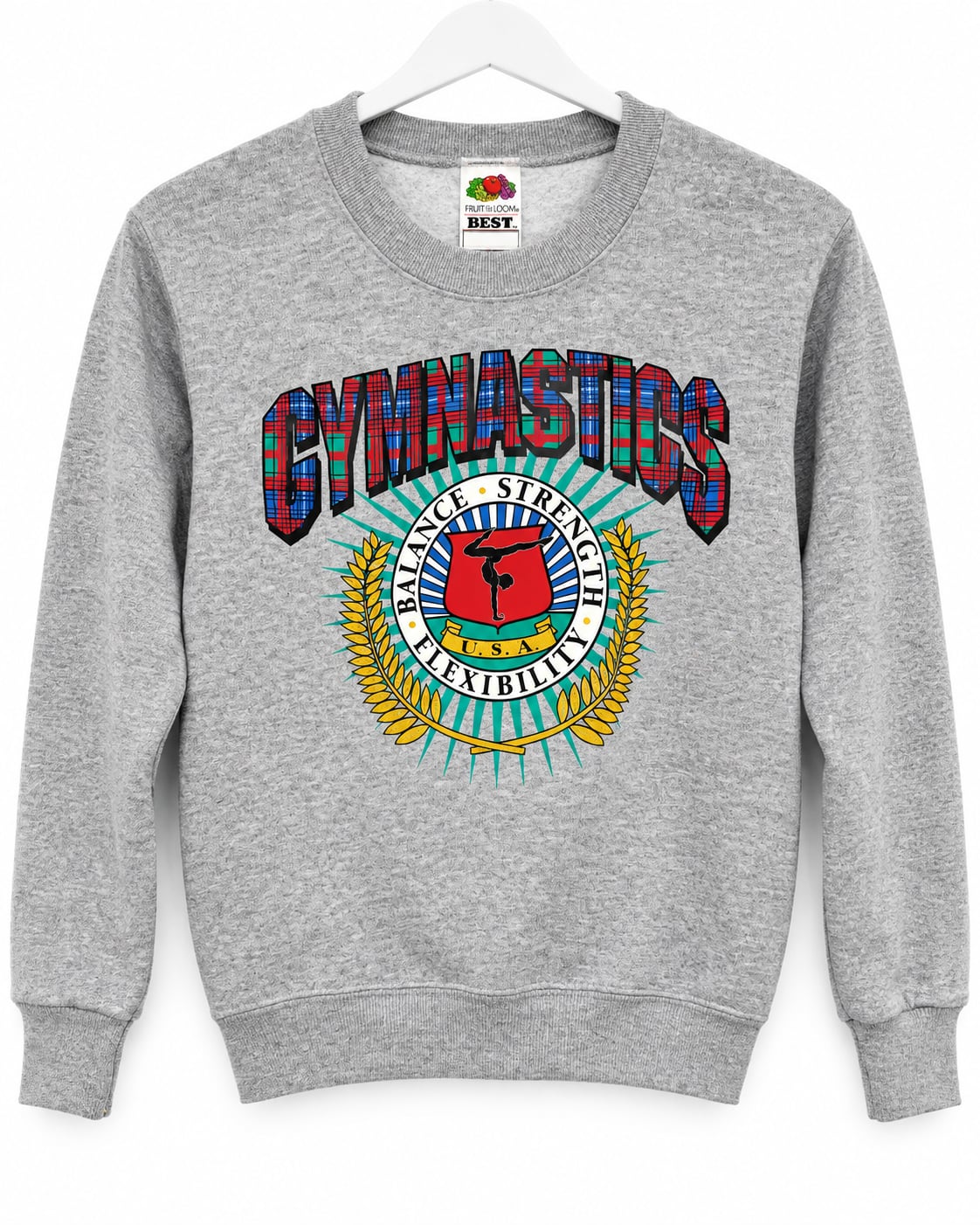 Vintage Gymnastics Sweatshirt – Girls Size 10/12 2