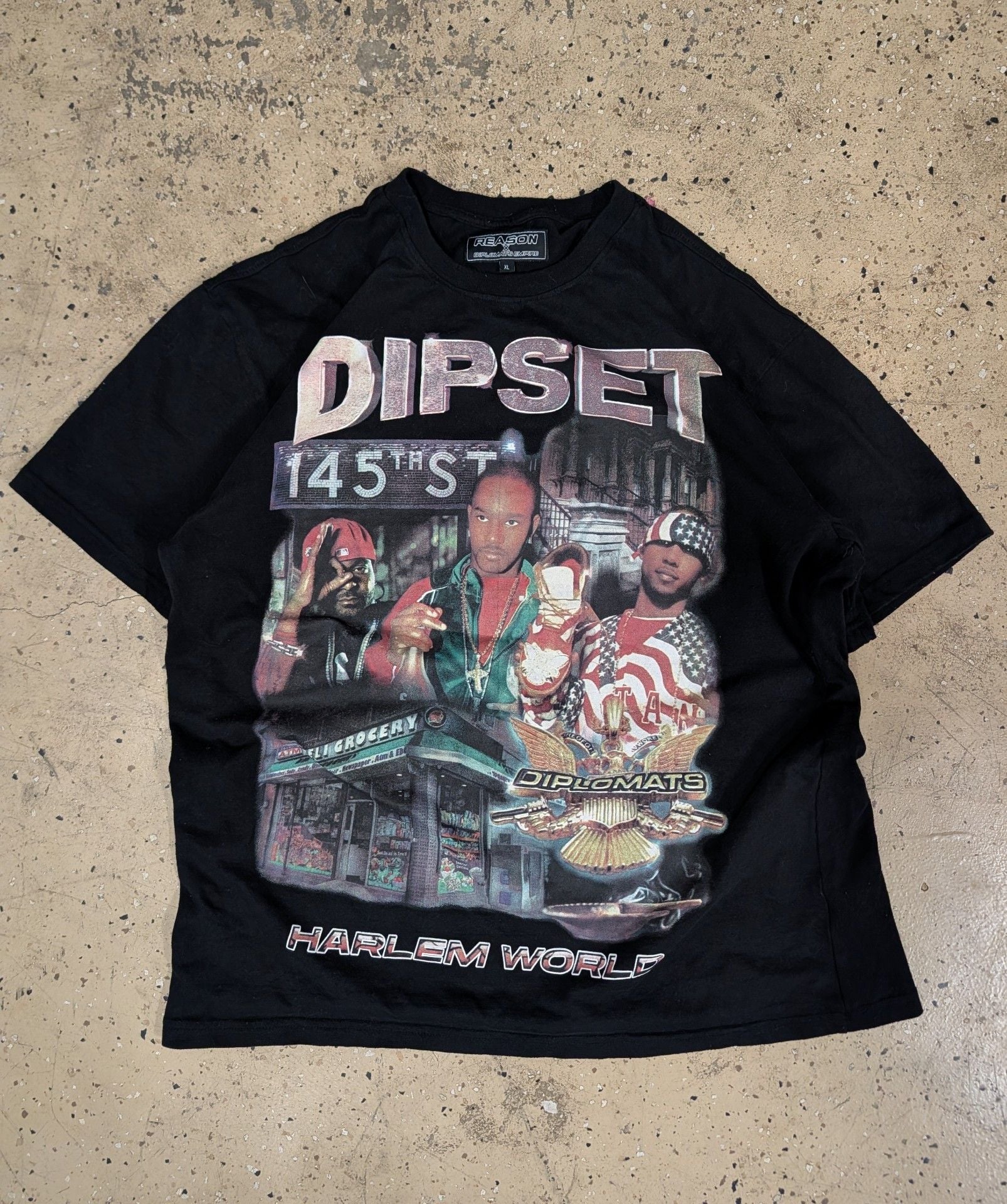 Reason Diplomats Empire Dipset 145th Street T-Shirt XL Black 2