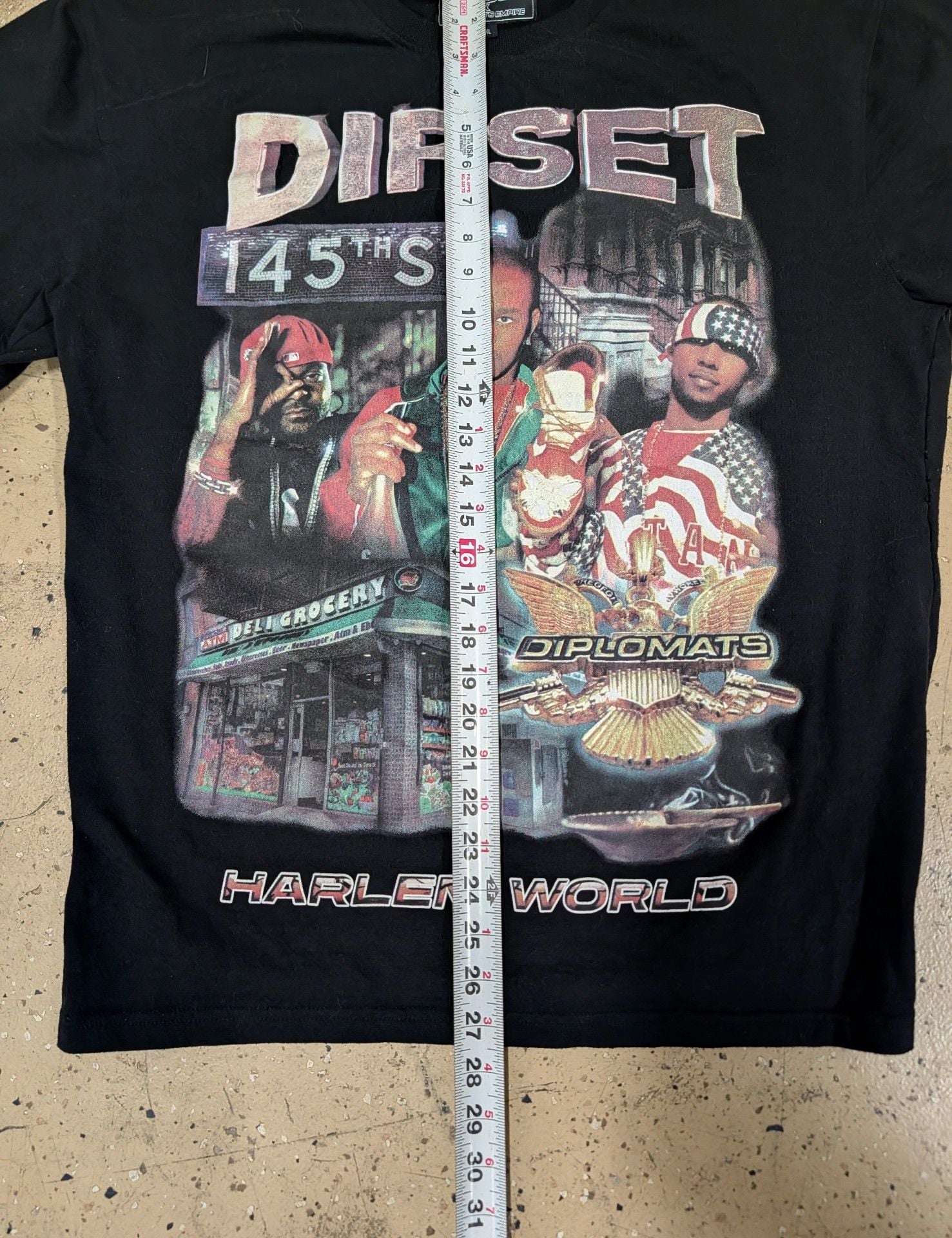 Reason Diplomats Empire Dipset 145th Street T-Shirt XL Black 5
