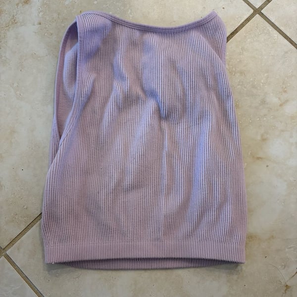 Cotton On Purple Ribbed Tank Top Size M/L