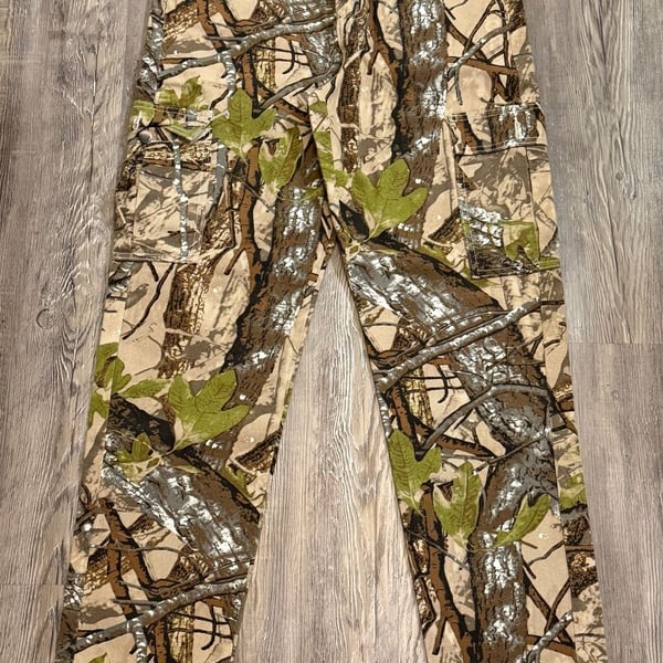 Manfinity Camouflage Cargo Jeans Size 32 Tree Camo Print