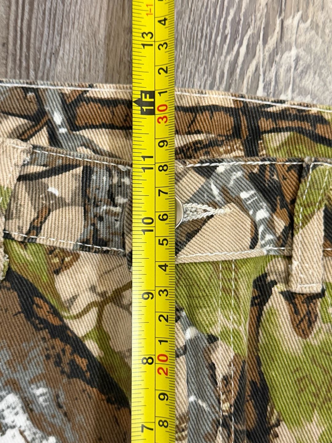 Manfinity Camouflage Cargo Jeans Size 32 Tree Camo Print 4