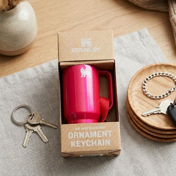 Stanley The Mini Quencher Ornament Keychain Red Delicious NIB 