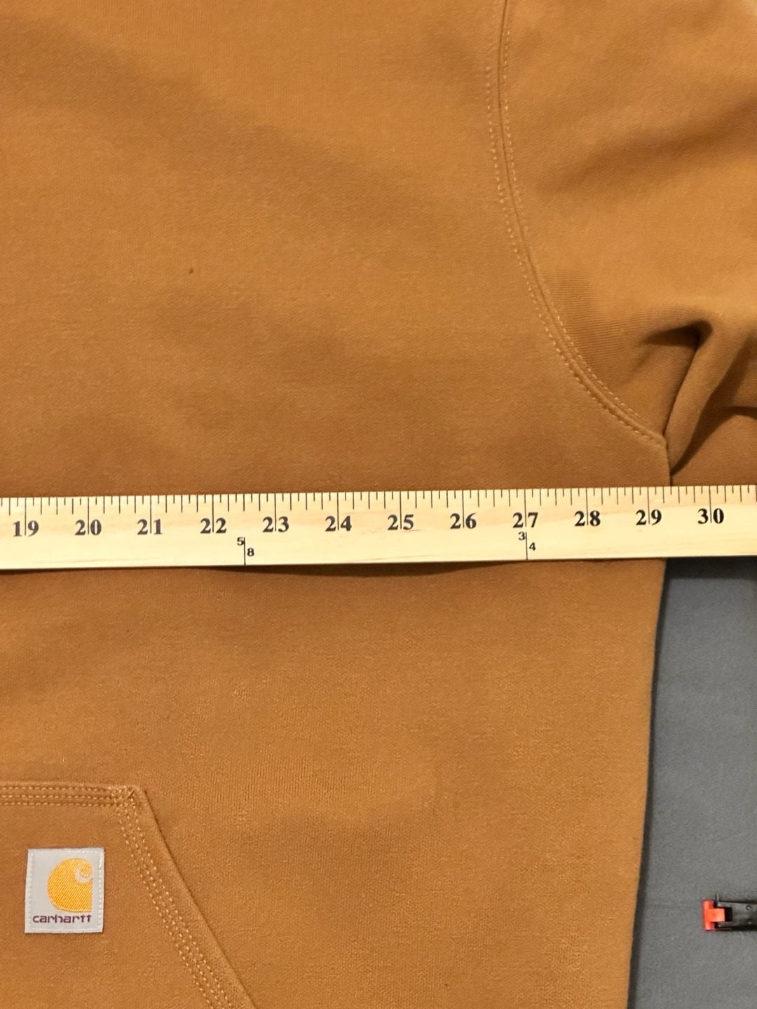 Carhartt Loose Fit Hoodie Size 3XL Brown Midweight Pullover Sweatshirt 9
