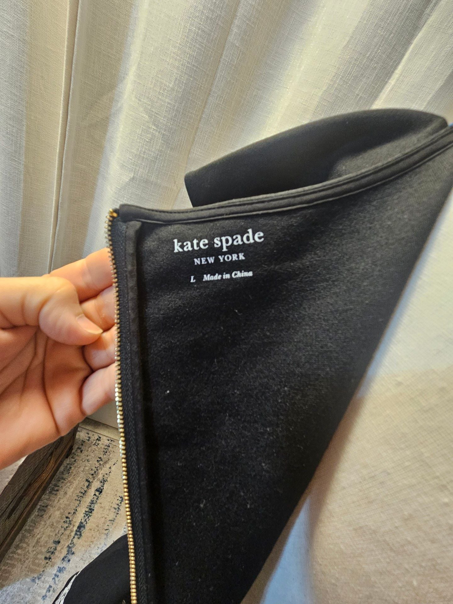 Kate Spade Embroidered Fiorella Dress Black 5