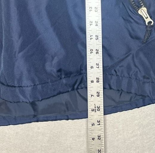 Abercrombie & Fitch Navy Blue Hooded Anorak Jacket Size M 5