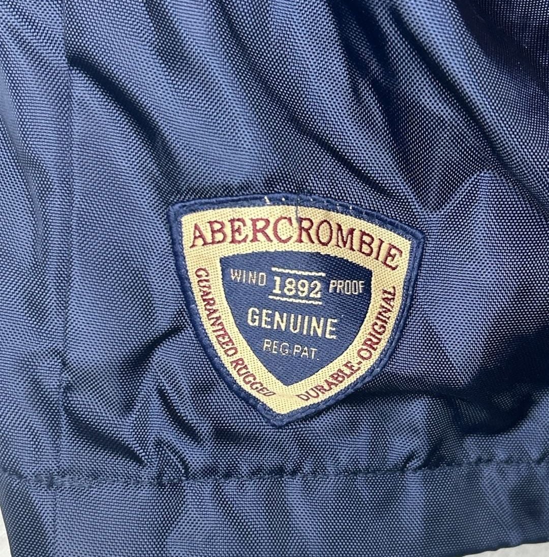 Abercrombie & Fitch Navy Blue Hooded Anorak Jacket Size M 8