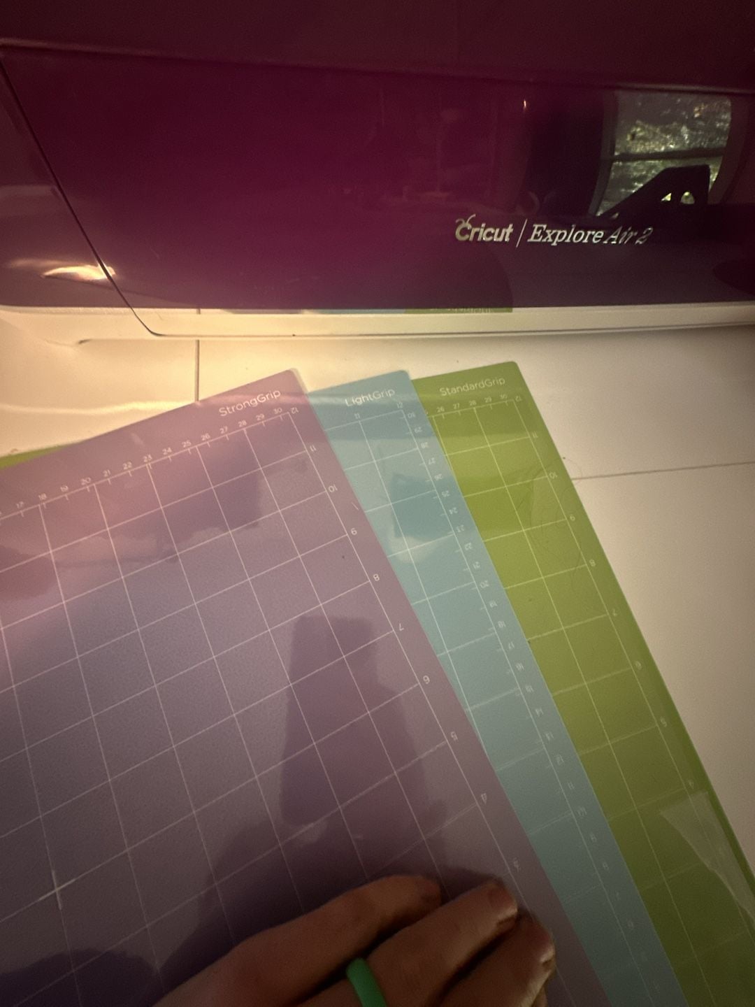 Cricut Explore Air 2 Purple Cutting Machine with Mats and Vinyl Rollers 2