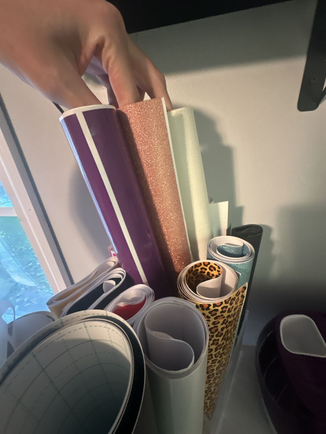 Cricut Explore Air 2 Purple Cutting Machine with Mats and Vinyl Rollers 6