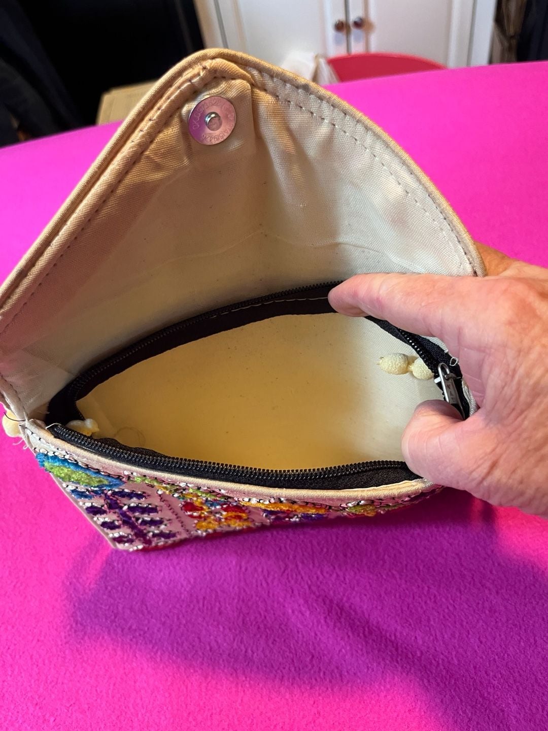 Artisan Handcrafted Crossbody Bag Boho Embroidered 4