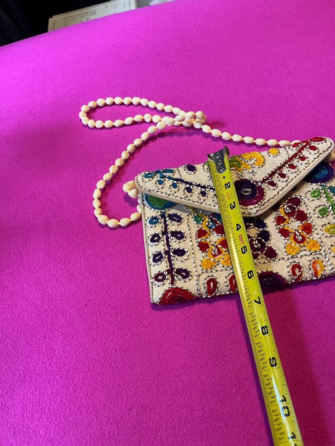 Artisan Handcrafted Crossbody Bag Boho Embroidered 7