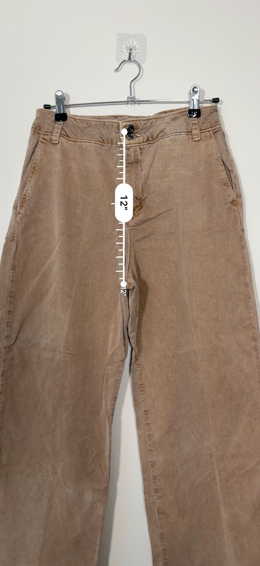 Bella Dahl Corduroy Wide Leg Pants Size 28 Brown 7
