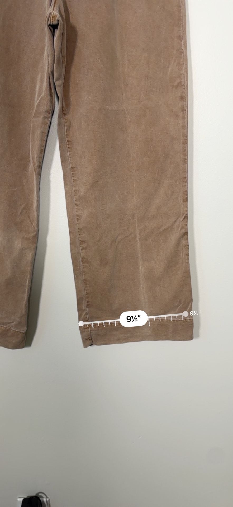 Bella Dahl Corduroy Wide Leg Pants Size 28 Brown 9