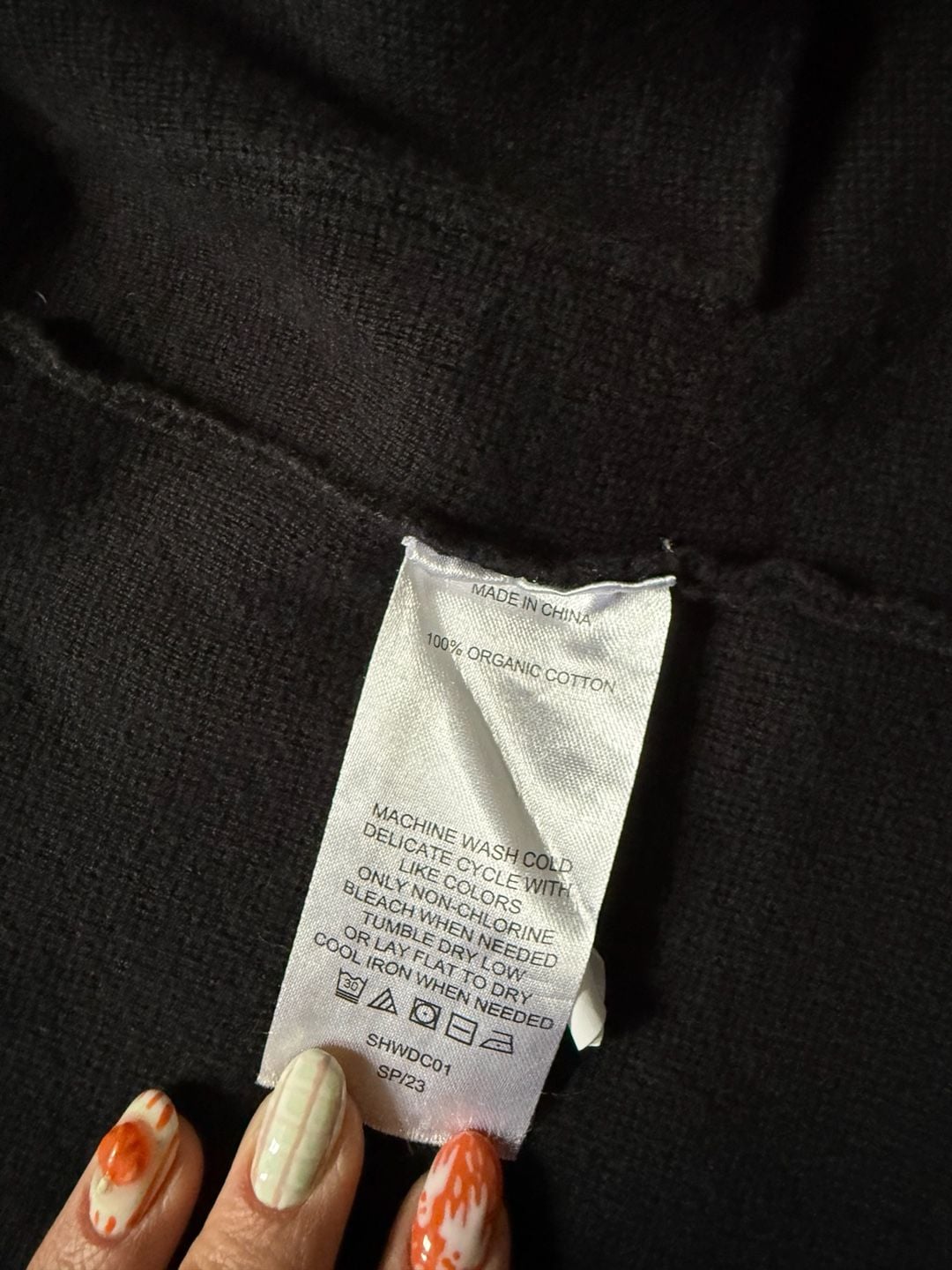 Quince Organic Cotton Jacket Size L Black Open Front 5