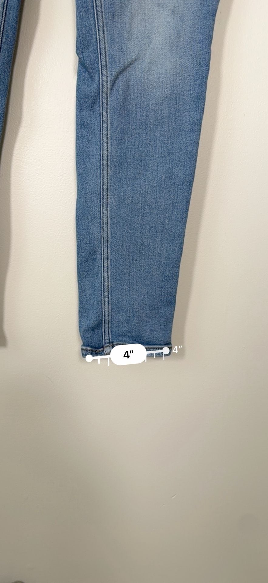 Vigoss Thompson Tomboy Jeans Size 28 Blue Denim Slim Straight Leg 10