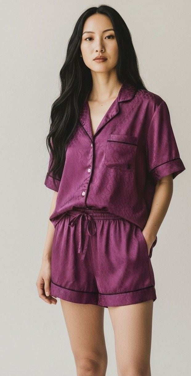 2 Victoria's Secret Satin PJ Short Sets
2