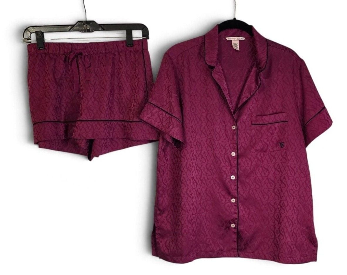 2 Victoria's Secret Satin PJ Short Sets
4