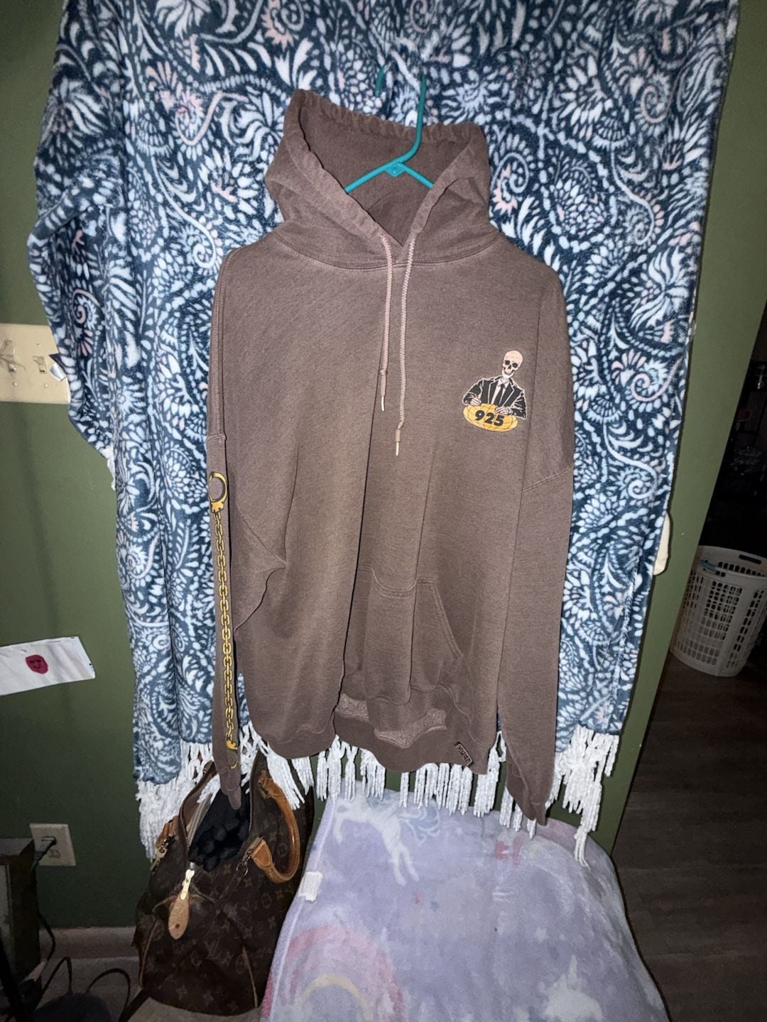 Open 925 Just Because You Did It Brown Hoodie 2XL 2