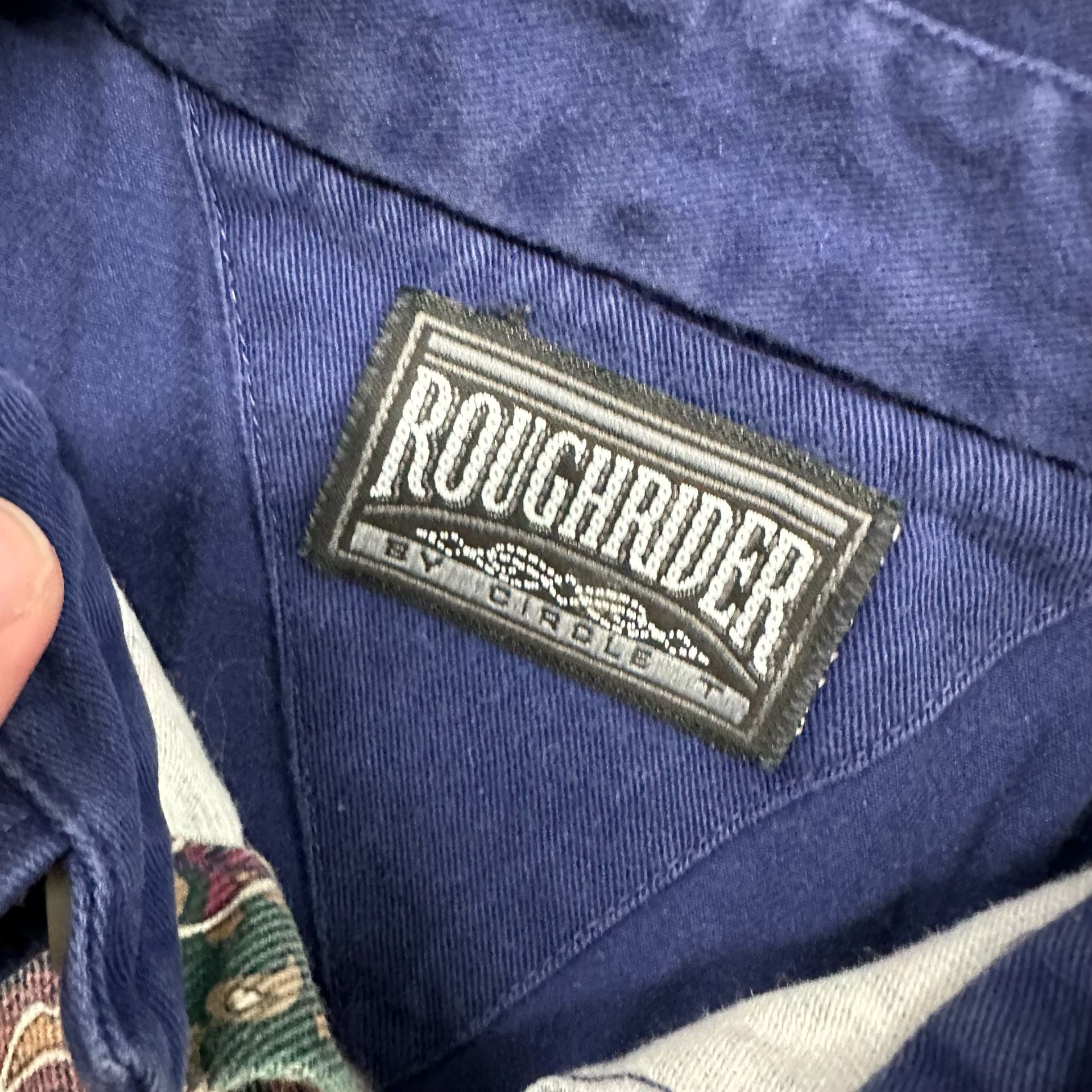 Vintage Roughrider Paisley Western Shirt Button Down Pearl Snap Cowboy 4