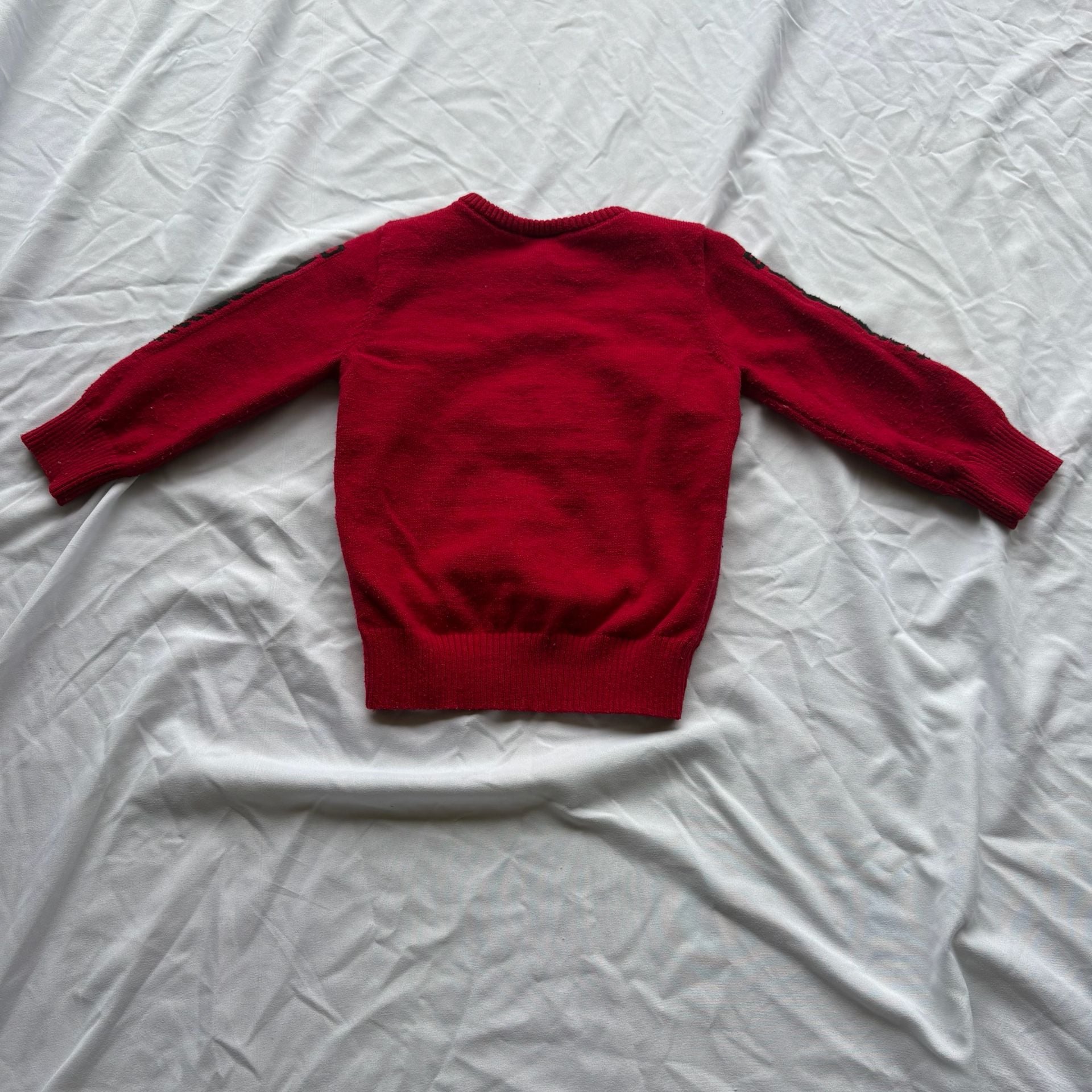 Disney Cars Lightning McQueen Red Sweater Size 2T 4