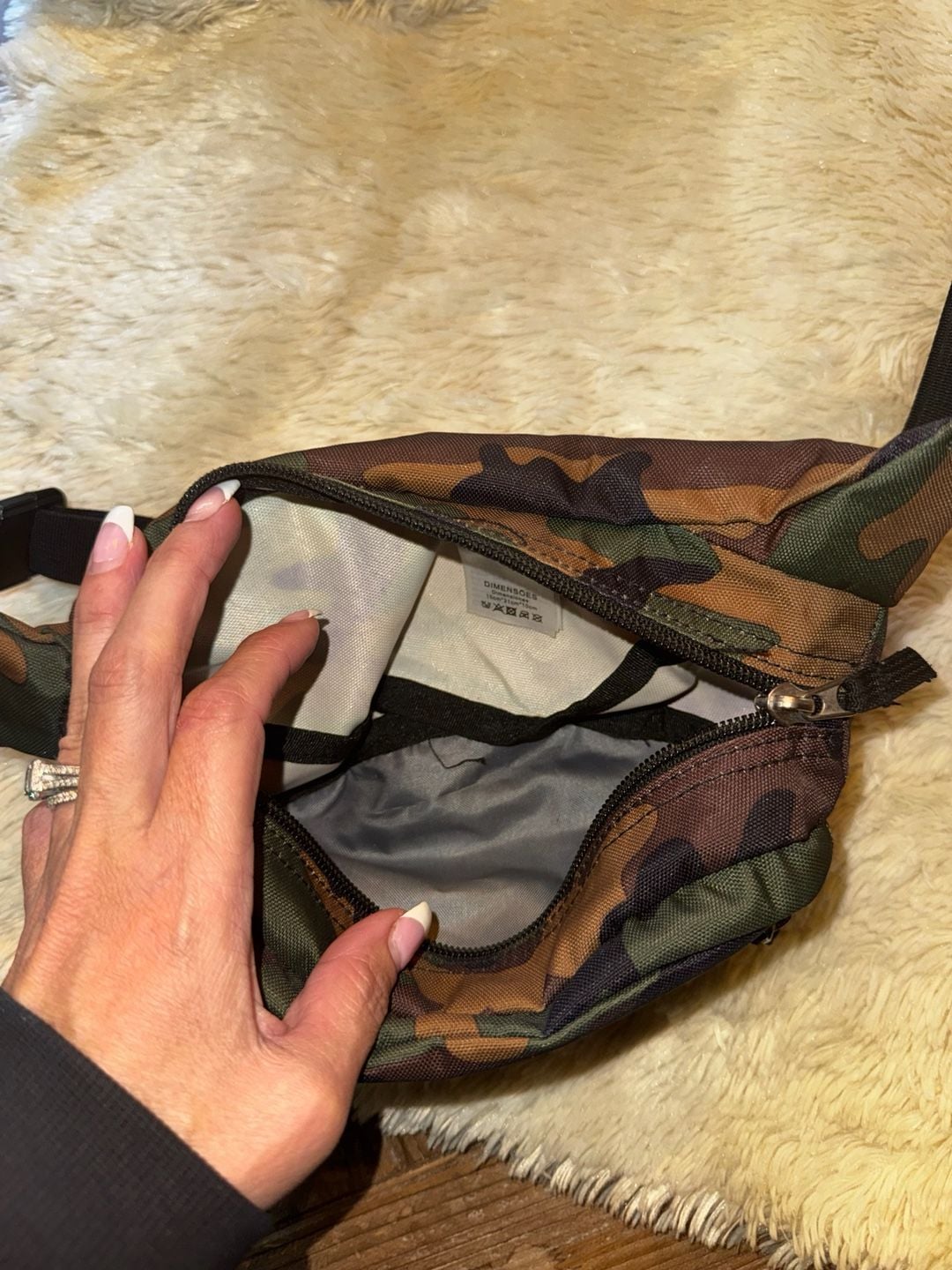 Jansport Fifth Avenue Fanny Pack Camo Crossbody Bag 4