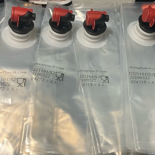 AstraPouch Bag-in-Box Beverage Pouch with Tap