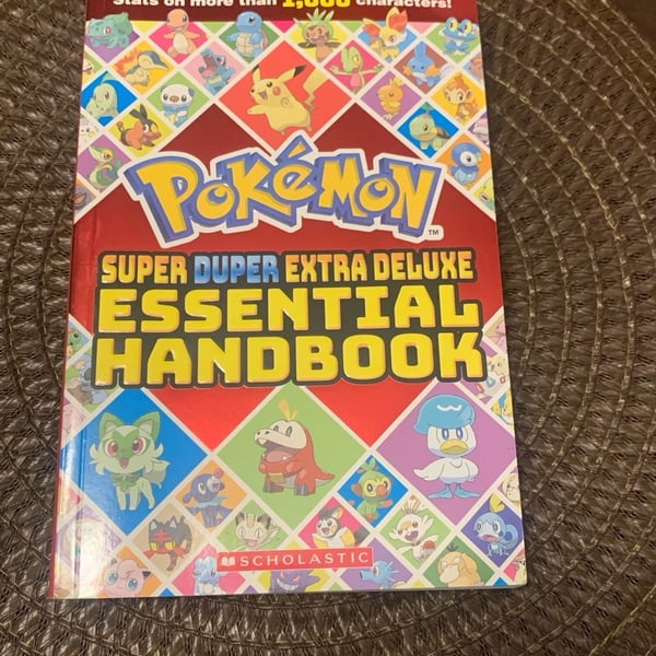 Pokemon Super Duper Extra Deluxe Essential Handbook Book