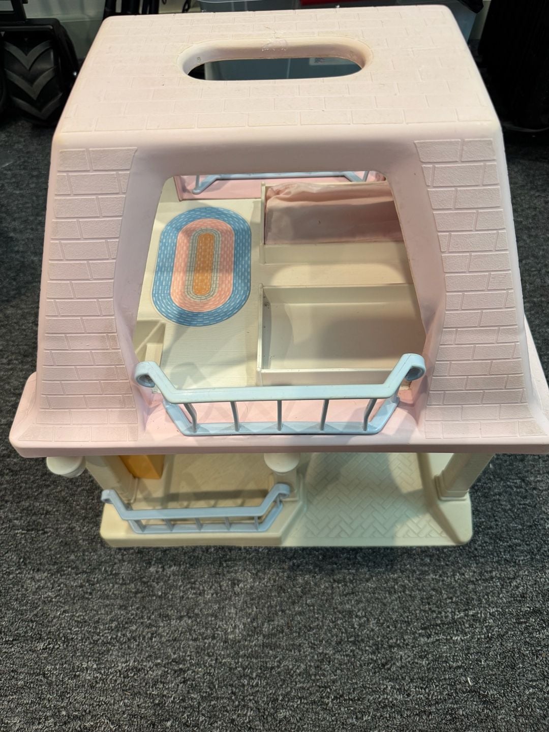 Vintage 90s Little Tikes Grandma’s Cottage Dollhouse & 3PC Party Kitchen Set 1