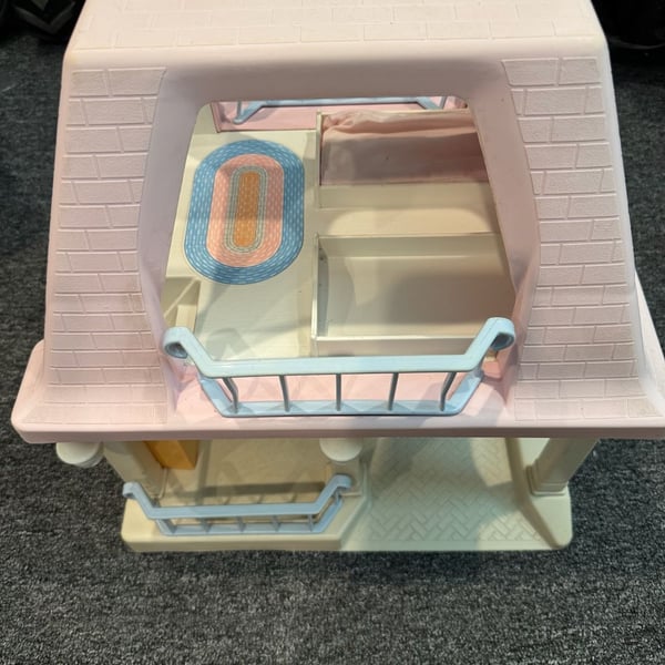 Vintage 90s Little Tikes Grandma’s Cottage Dollhouse & 3PC Party Kitchen Set