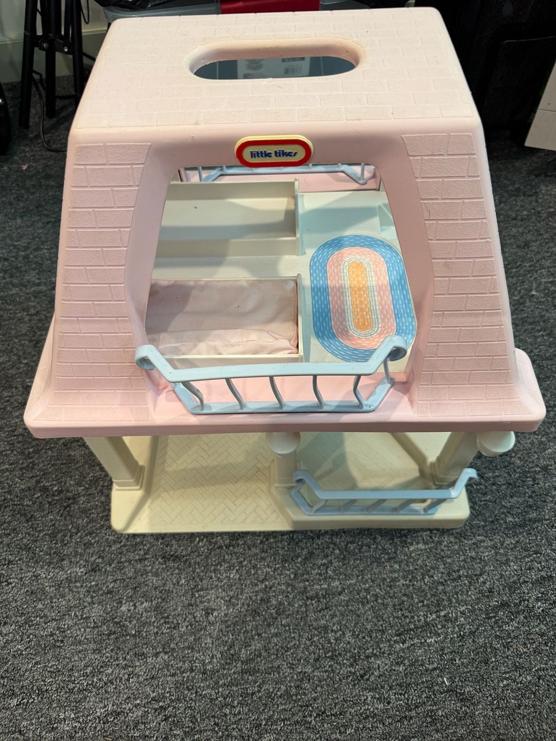 Vintage 90s Little Tikes Grandma’s Cottage Dollhouse & 3PC Party Kitchen Set 3