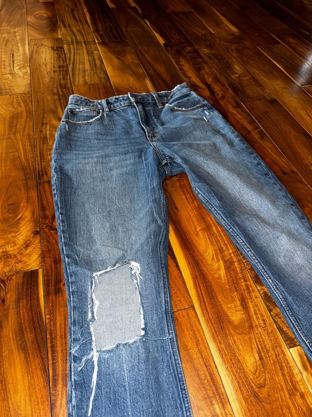 Abercrombie & Fitch The Skinny High Rise Curve Love Jeans Size 27 4R Blue Denim 3