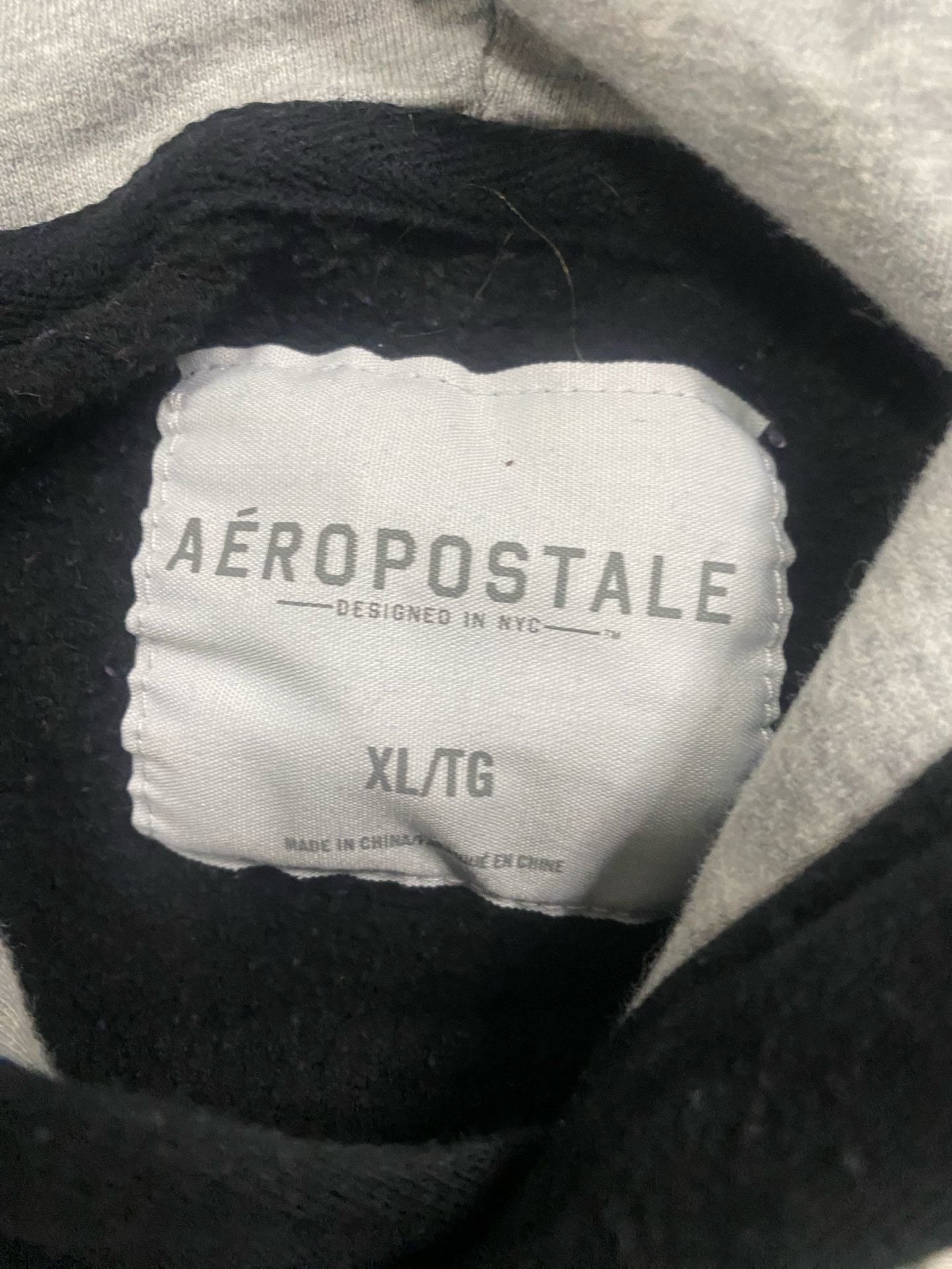 Aeropostale Aero 1987 NY Black Pullover Hoodie 5