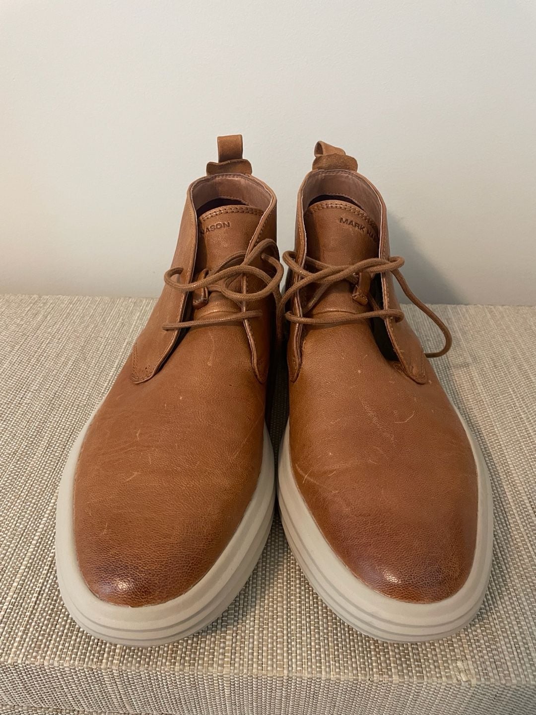 Mark Nason Shogun Cognac Leather Chukka Shoe 3