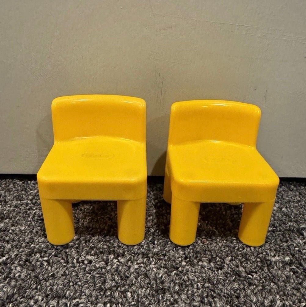 Vintage 90s Little Tikes Grandma’s Cottage Dollhouse & 3PC Party Kitchen Set 13