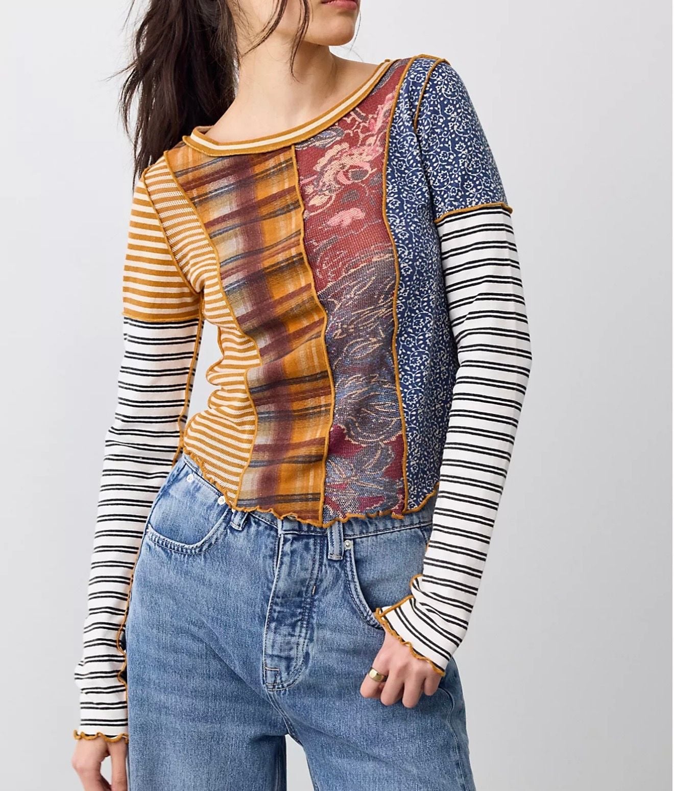 Free people We The Free Never Let Go Tee size Large 2