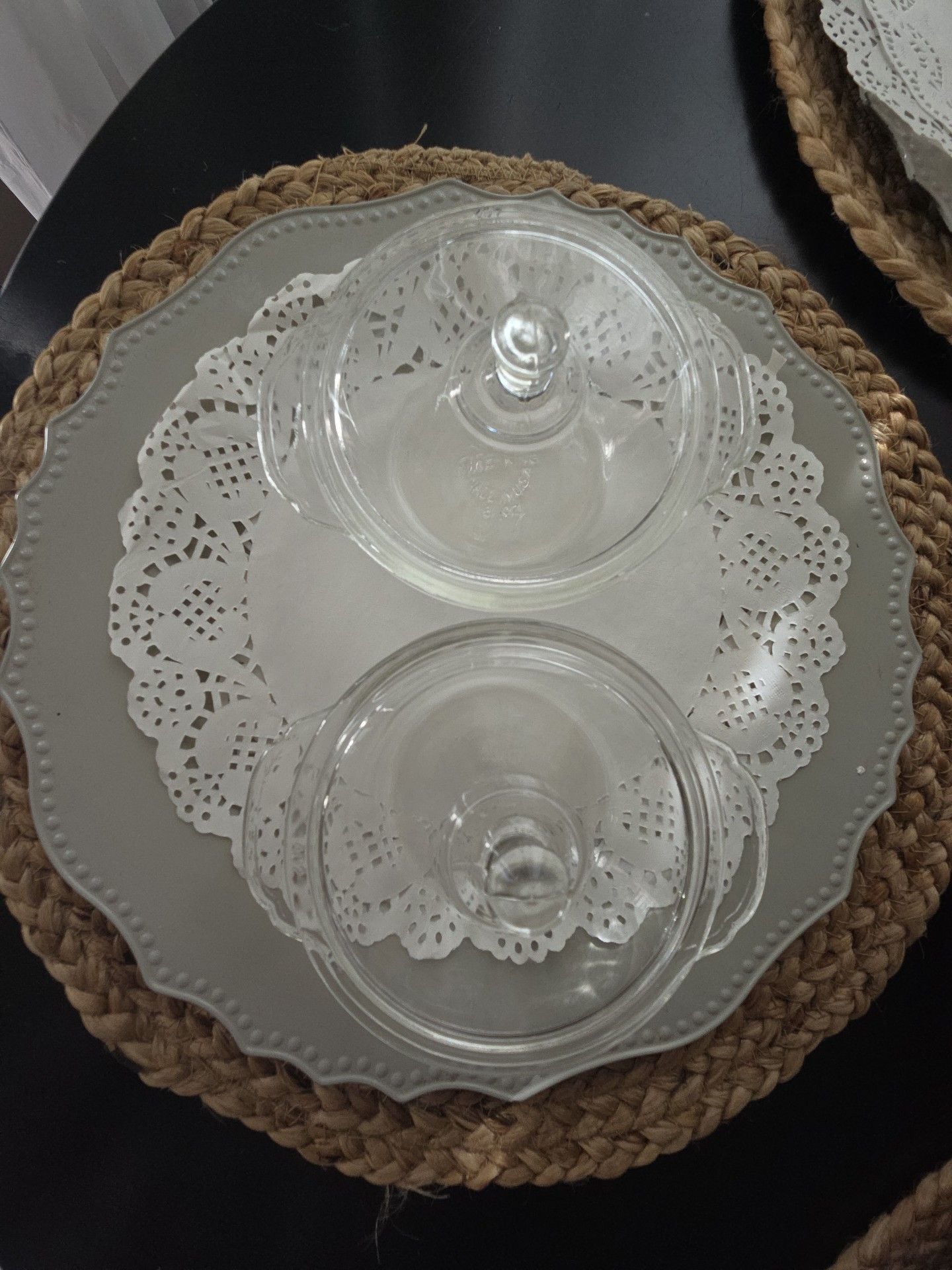 Fire King Vintage Glass Covered Casserole Dish Set Clear 1